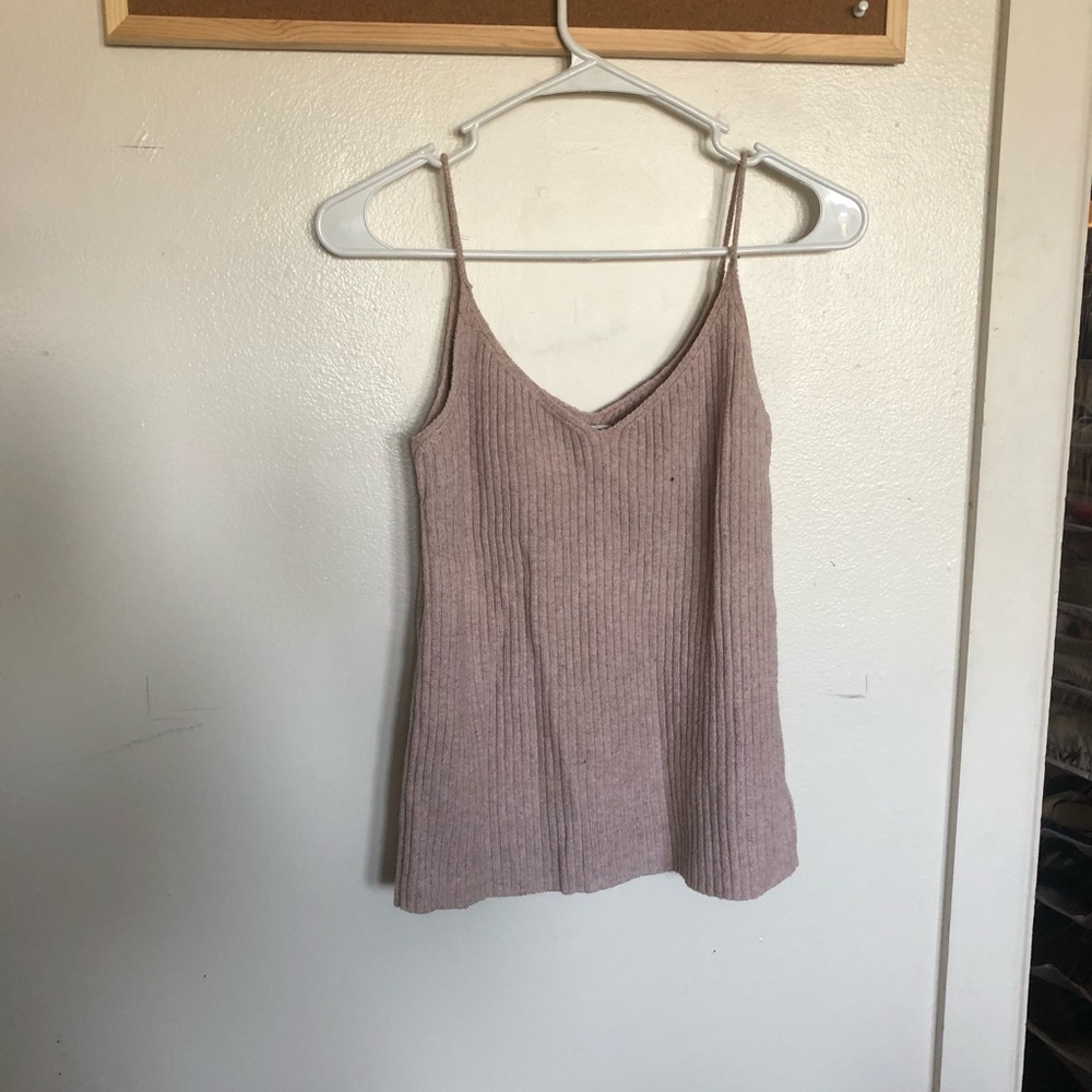 American Eagle Slouchy Knit Tank Top